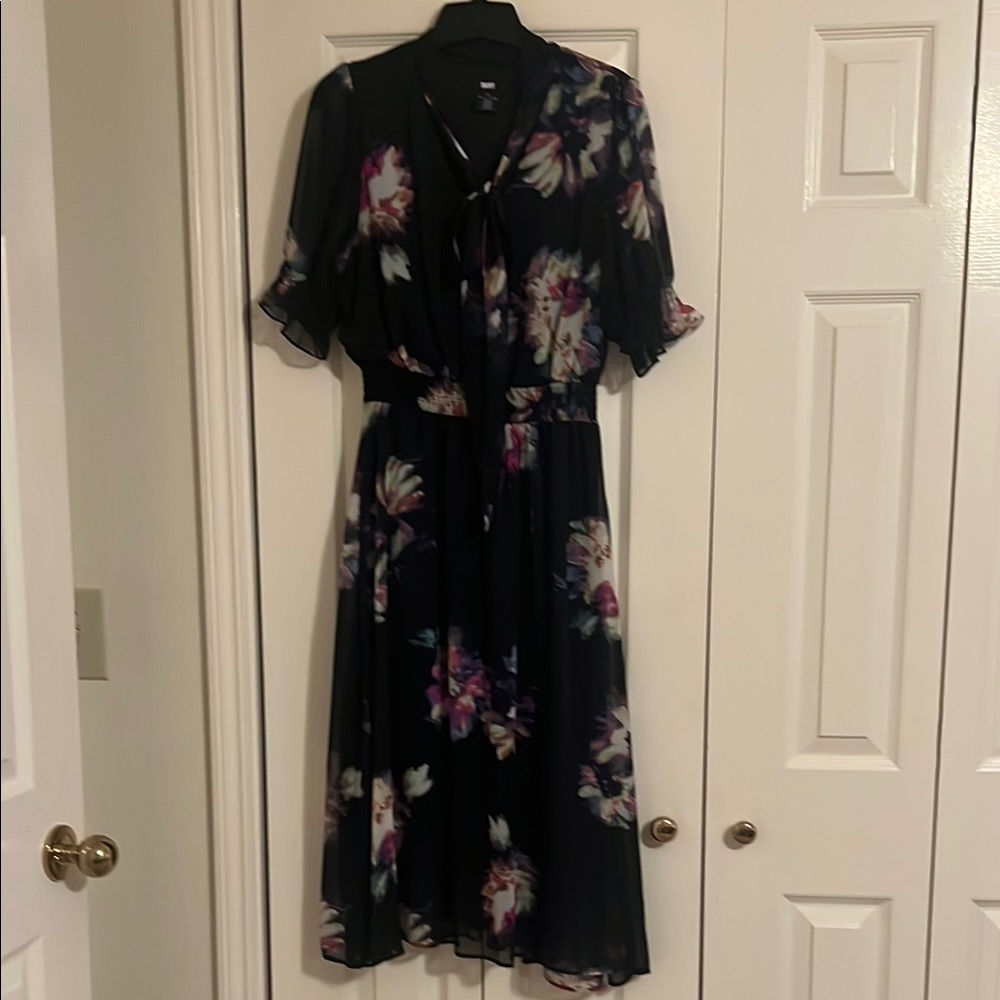 Floral Navy Dress
